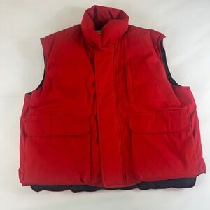 Cabela's Red Puffer Vest